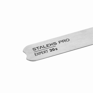 LIMA DE UÑAS DE METAL RECTA (BASE) EXPERT 20S (130 MM) STALEKS - Imagen 3