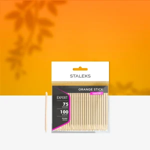 STALEKS EXPERT Palito de naranjo de madera, 75 mm (100 uds.)