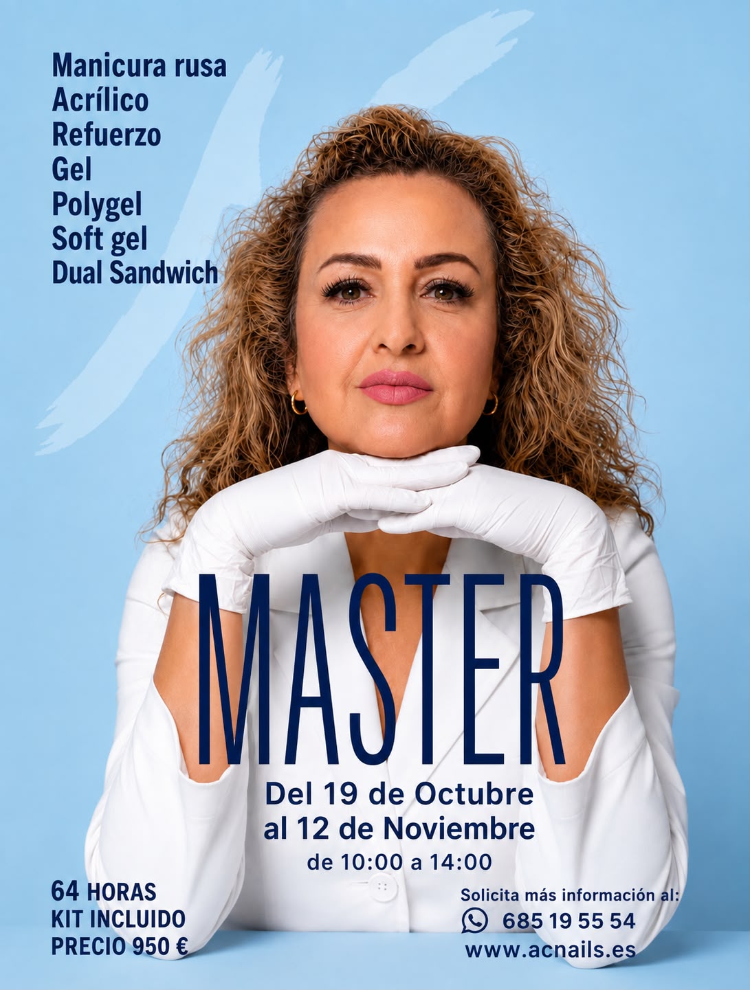 RESERVA Máster de uñas  (Del 19 de Octubre al 12 de Noviembre)